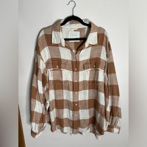 American Eagle Checkered Flannel Size XL